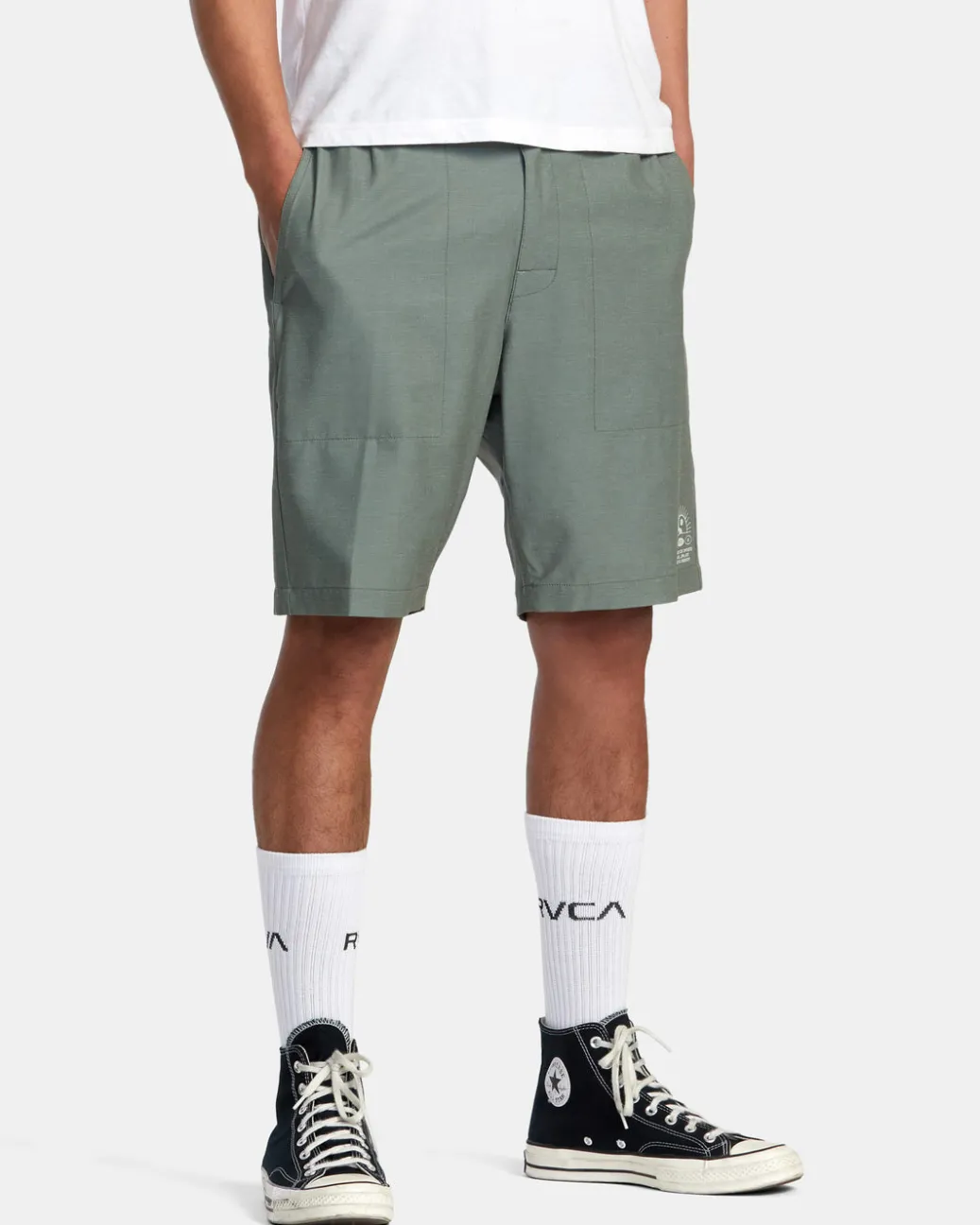 RVCA Shorts / Hybrids>ALL TIME HEMP HYBRID 19" SHORTS