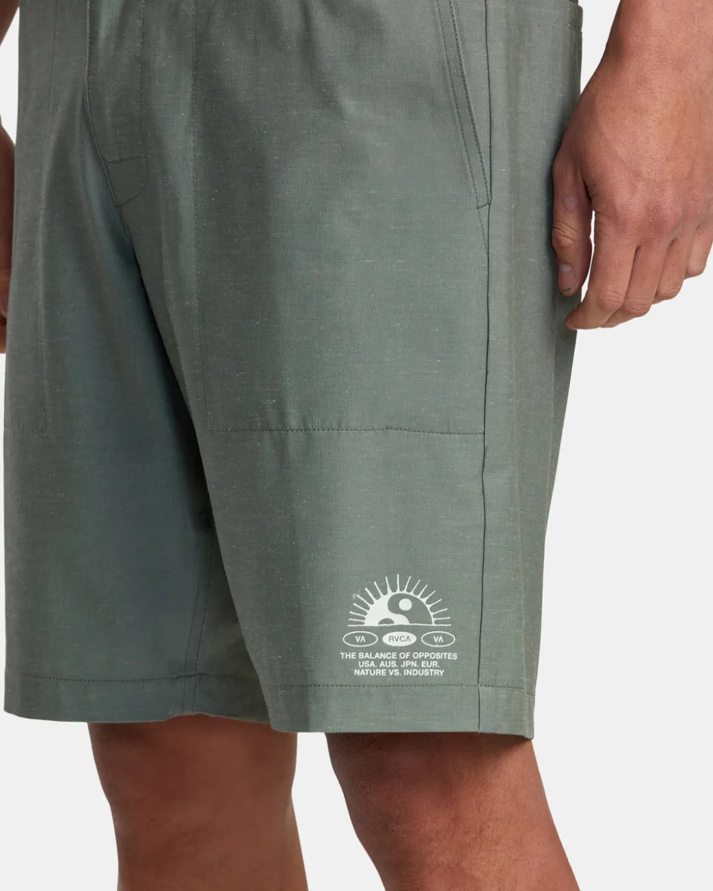 RVCA Shorts / Hybrids>ALL TIME HEMP HYBRID 19" SHORTS
