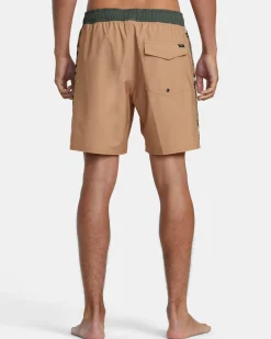 RVCA 16"-17" Outseam>APEX ELASTIC WAIST 17" BOARDSHORTS