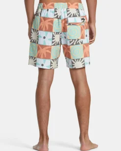RVCA 16"-17" Outseam>ATLAS ELASTIC WAIST 17" BOARDSHORTS