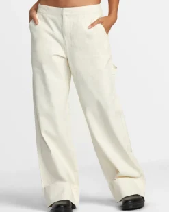 Women RVCA Pants>BACK BAY RELAXED FIT PANTS