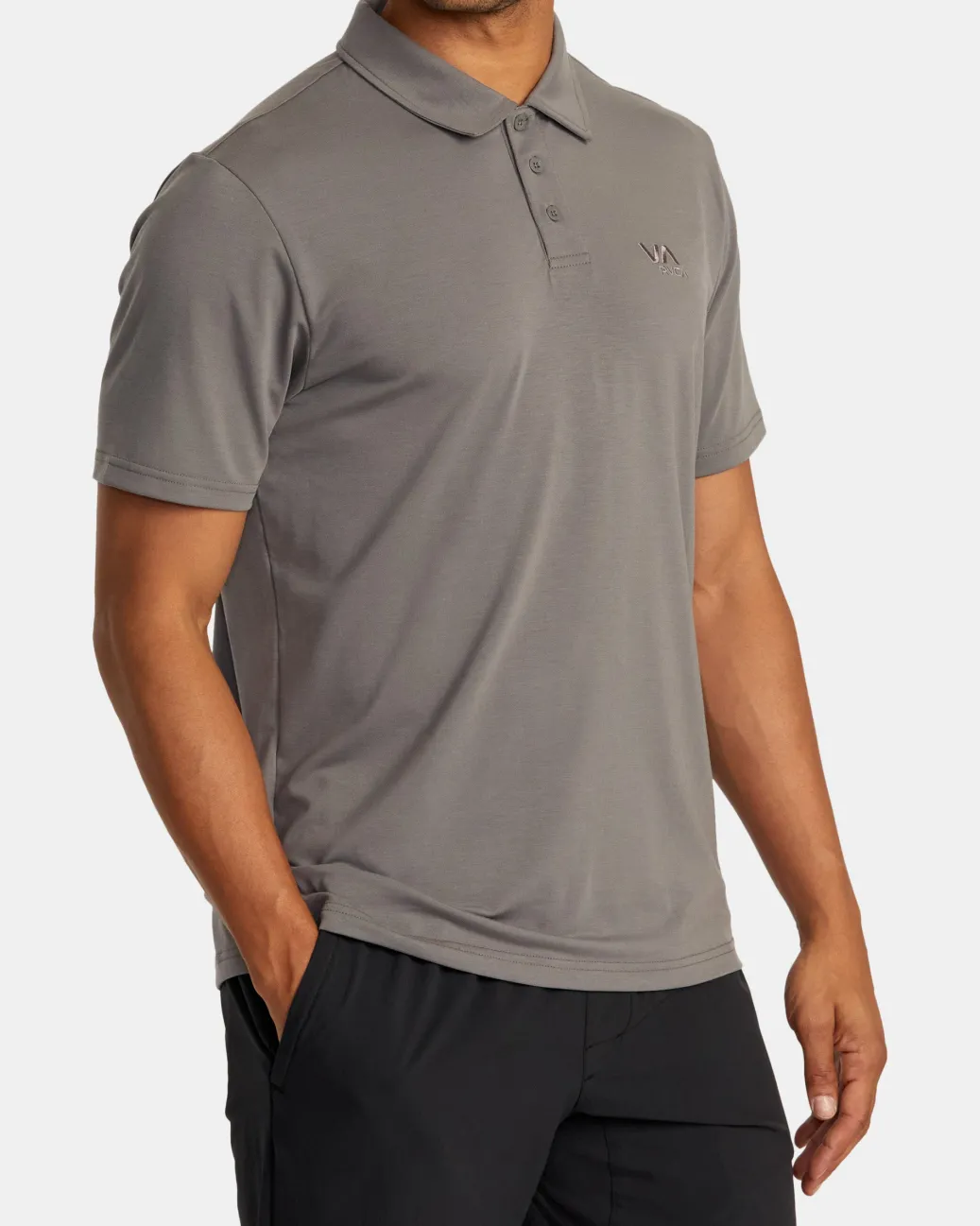 RVCA Workout Shirts|Tees / Tanks>BALANCE SHORT SLEEVE POLO TEE