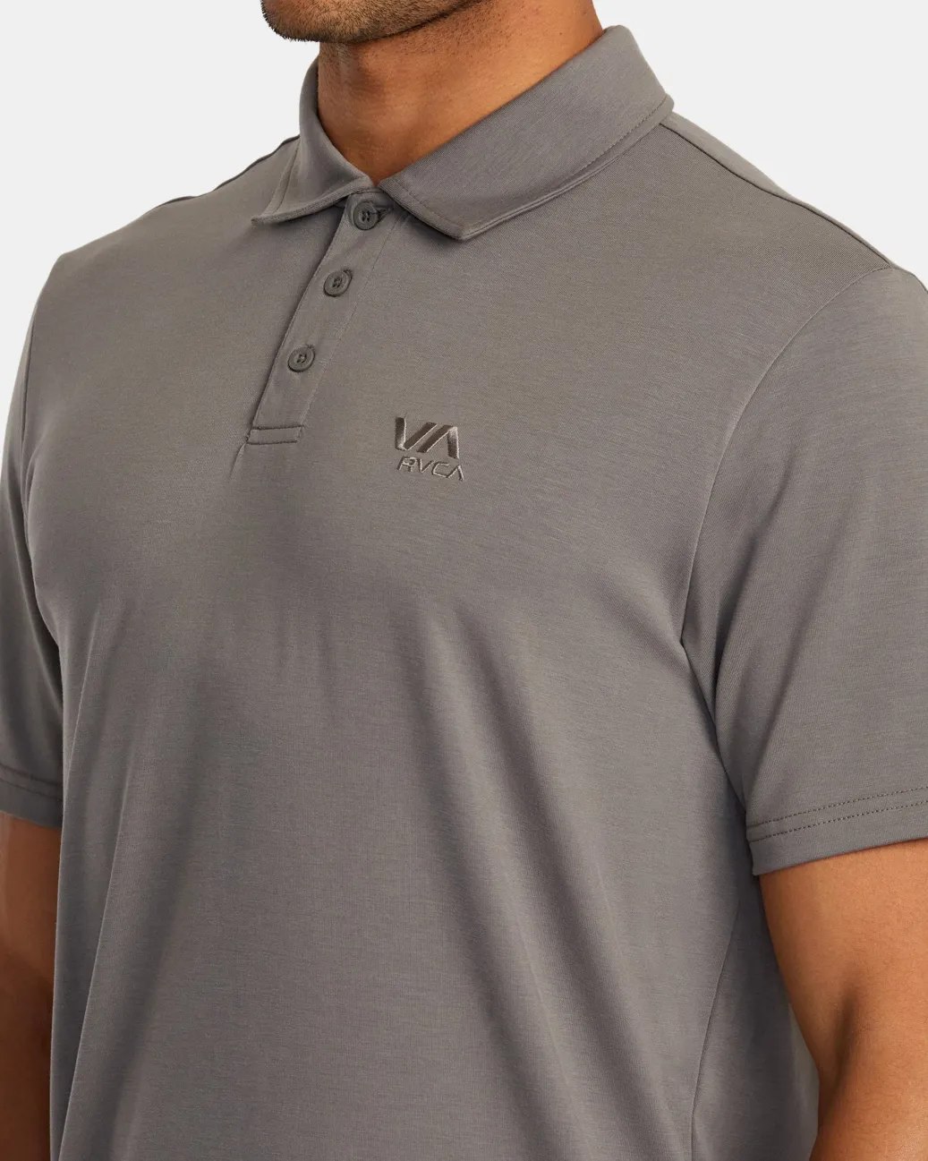 RVCA Workout Shirts|Tees / Tanks>BALANCE SHORT SLEEVE POLO TEE