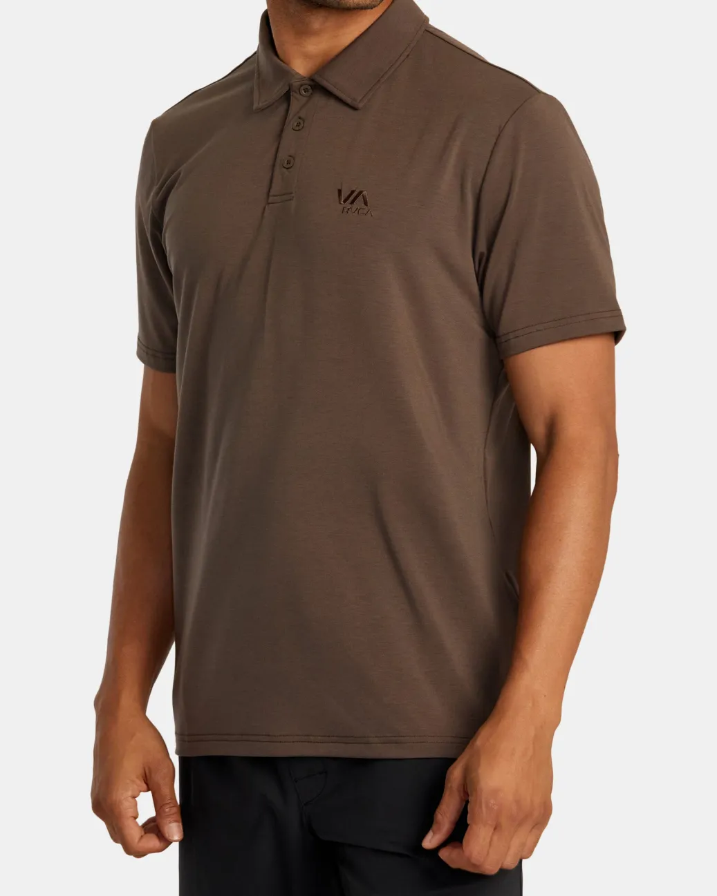 RVCA Workout Shirts>BALANCE SHORT SLEEVE POLO TEE
