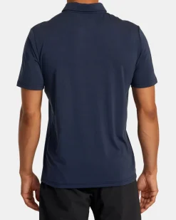 RVCA Workout Shirts>BALANCE SHORT SLEEVE POLO TEE