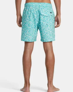 RVCA 16"-17" Outseam>BARNES ELASTIC WAIST 17" BOARDSHORTS