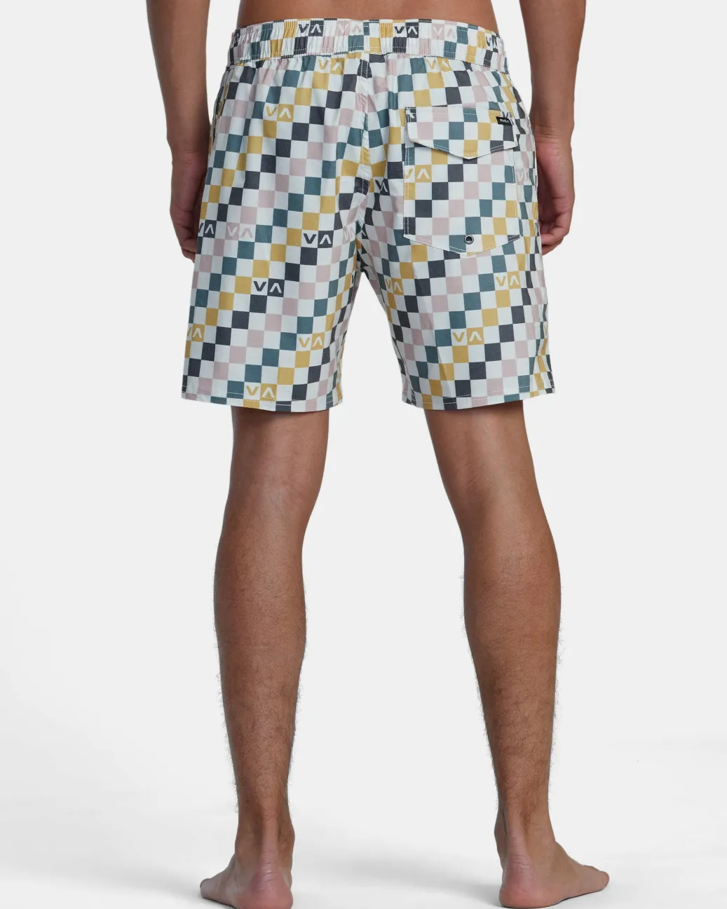 RVCA Boardshorts / Trunks|16"-17" Outseam>BARNES ELASTIC WAIST 17" BOARDSHORTS