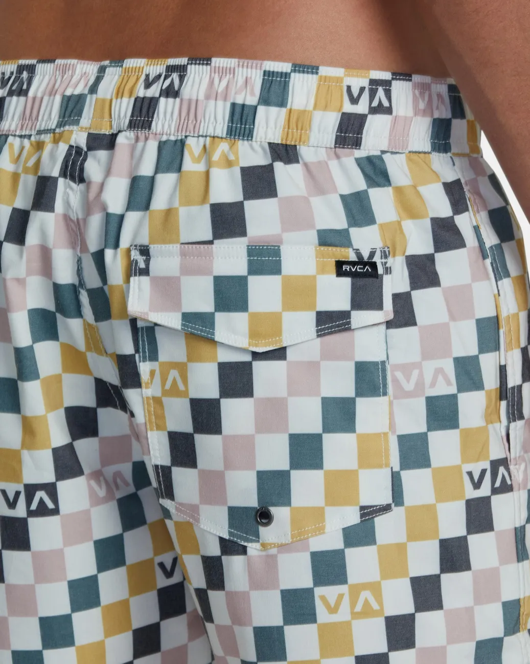RVCA Boardshorts / Trunks|16"-17" Outseam>BARNES ELASTIC WAIST 17" BOARDSHORTS