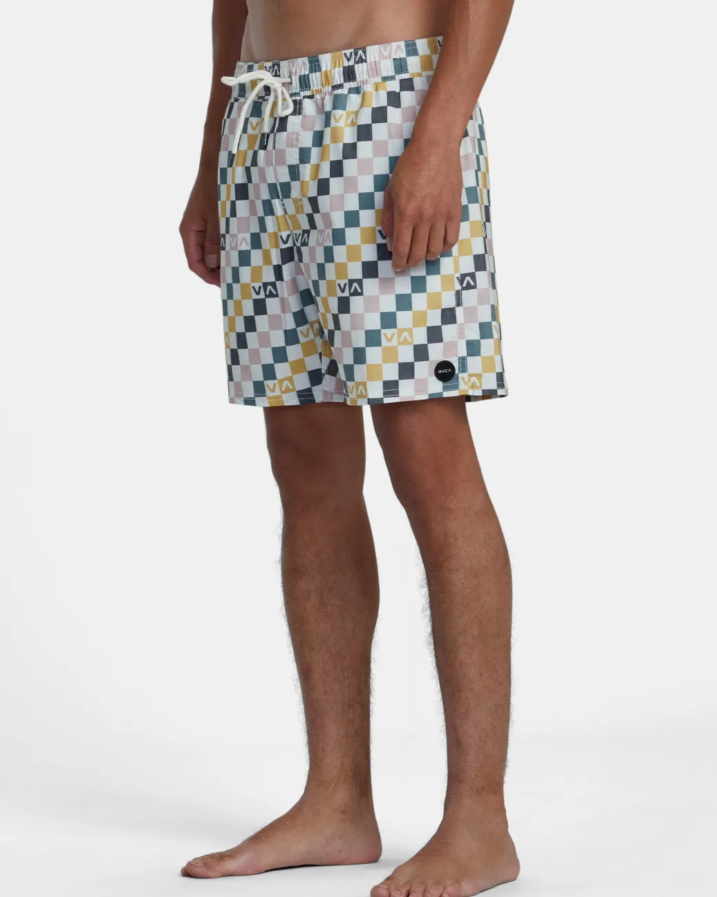 RVCA Boardshorts / Trunks|16"-17" Outseam>BARNES ELASTIC WAIST 17" BOARDSHORTS