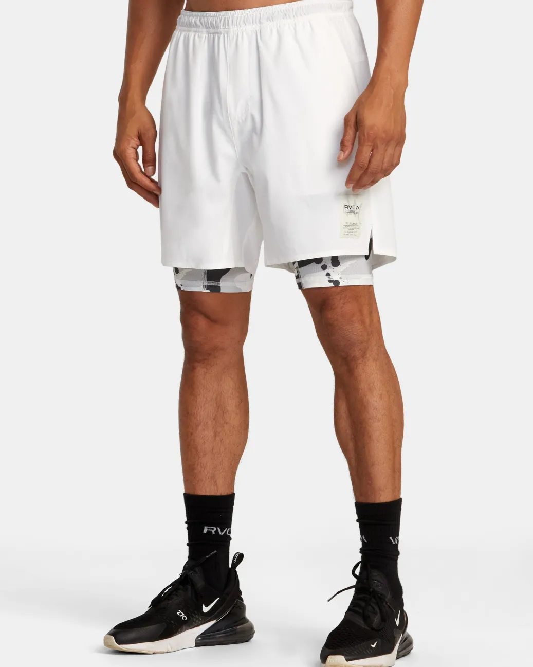 RVCA Athletic Shorts|Athletic Shorts>BEDWIN X STASH TRAIN 2-IN-1 SHORTS