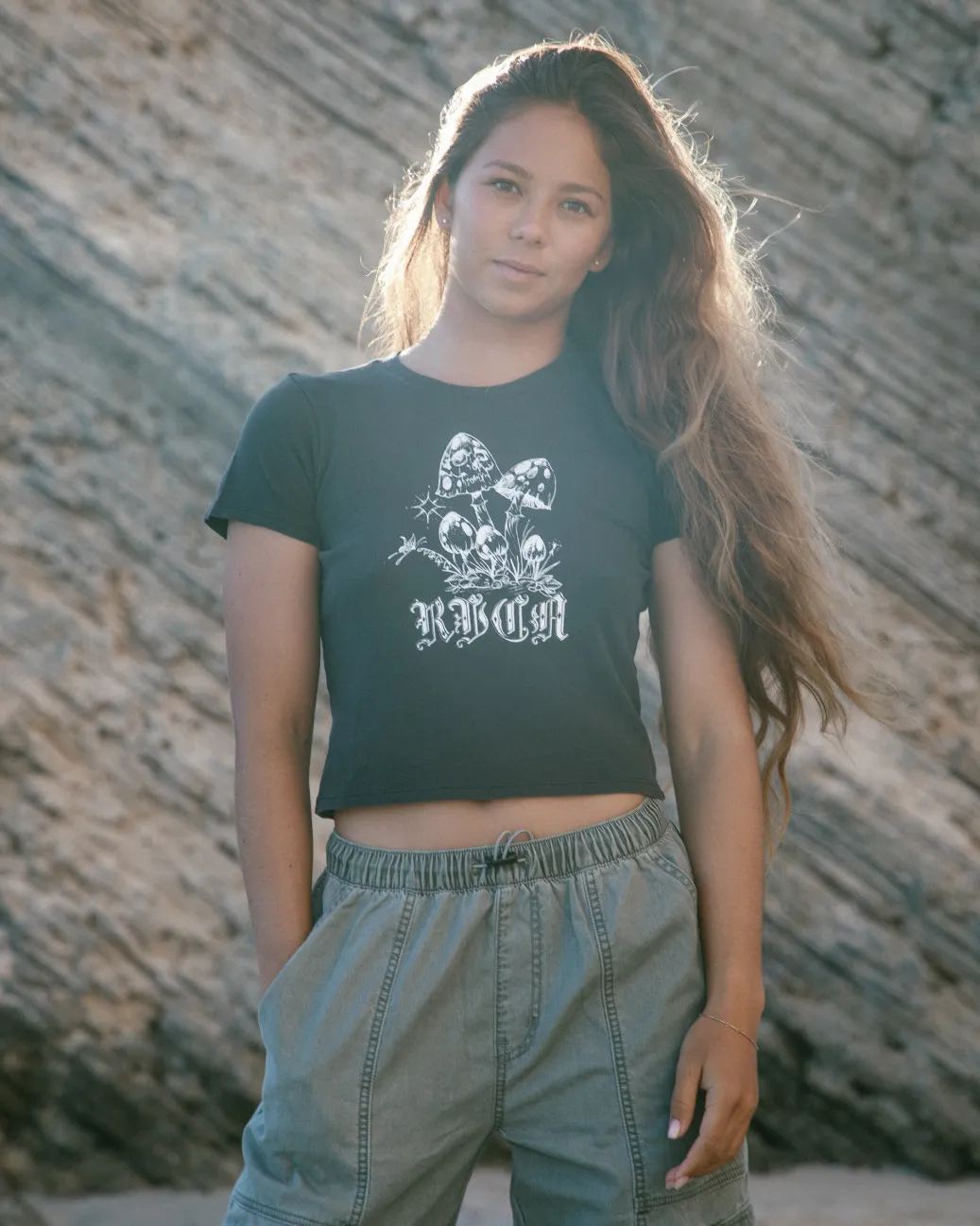 Women RVCA Tees / Tanks>BENJ SPROUTIN T-SHIRT