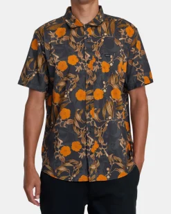 RVCA Shirts / Flannels>BOTANICAL SHORT SLEEVE SHIRT