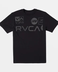 BOY RVCA Tees / Tanks>BOYS DOT MATRIX SHORT SLEEVE TEE