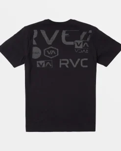 BOY RVCA Tees / Tanks>BOYS DOT MATRIX SHORT SLEEVE TEE