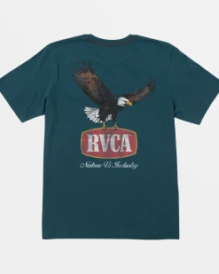 BOY RVCA Tees / Tanks>BOYS FLIGHT PATH TEE