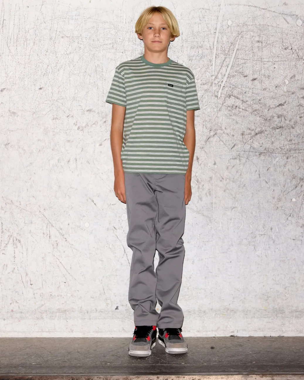 BOY RVCA Tees / Tanks>BOYS MAGNOLIA POCKET TEE