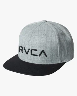 BOY RVCA Hats / Beanies>BOYS TWILL SNAPBACK II HAT