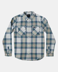 BOY RVCA Shirts / Flannels>BOYS THAT'LL WORK FLANNEL LONG SLEEVE SHIRT