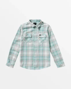 BOY RVCA Shirts / Flannels>BOYS THAT'LL WORK FLANNEL LONG SLEEVE SHIRT
