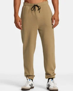RVCA Workout Pants>C-ABLE WAFFLE KNIT JOGGERS