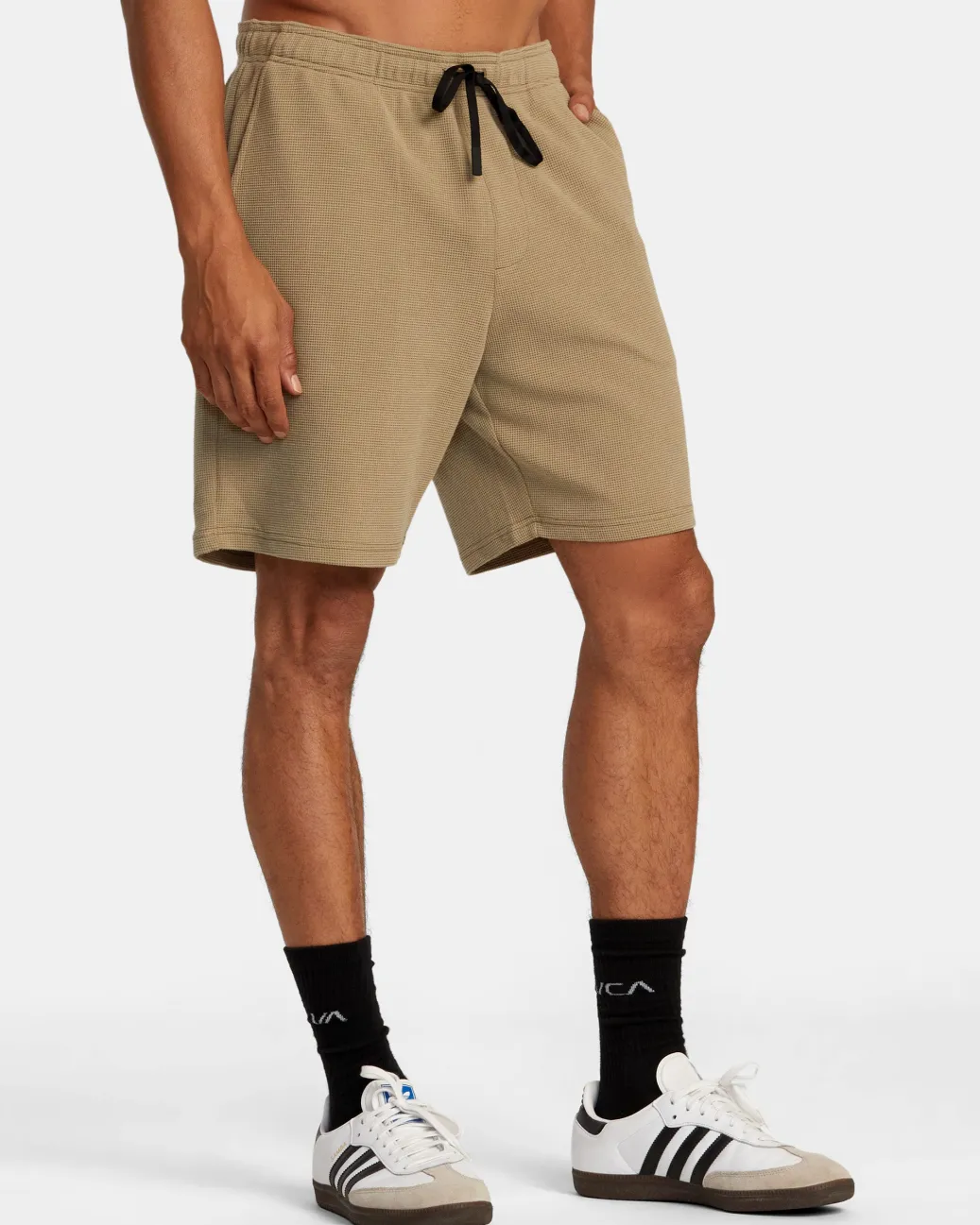 RVCA Shorts / Hybrids>C-ABLE WAFFLE KNIT SHORTS