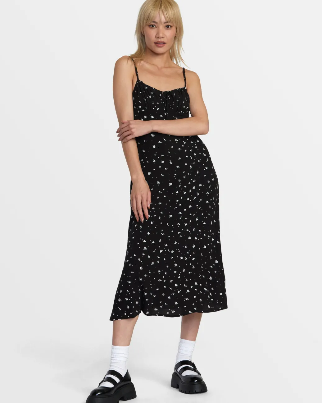 Women RVCA Dresses / Rompers>CAFE MIDI DRESS
