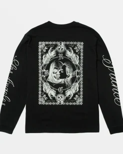 RVCA Tees / Tanks>CHEFS KISS LONG SLEEVE T-SHIRT