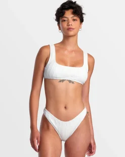 Women RVCA Bikini Bottoms|Bikini Bottoms>CHEVY GROOVES HIGH LEG FRENCH BIKINI BOTTOMS