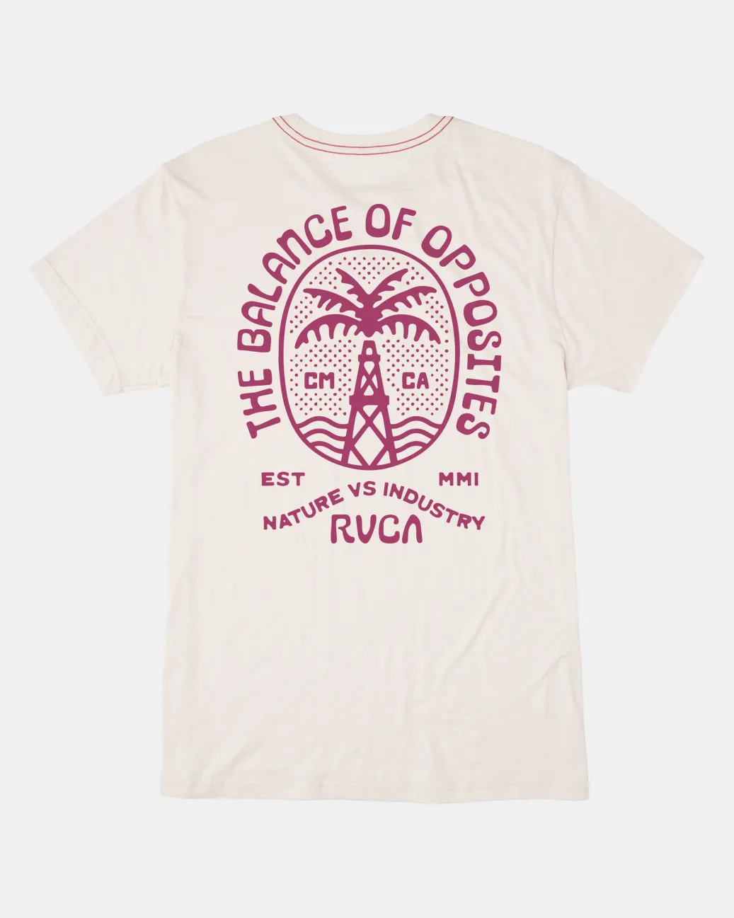 RVCA Tees / Tanks>CLIFF SHORE TEE