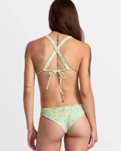 Women RVCA Bikini Bottoms|Bikini Bottoms>CONFETTI LOW WAIST CHEEKY BIKINI BOTTOMS
