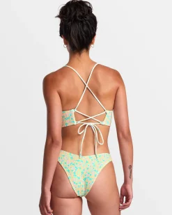 Women RVCA Bikini Tops|Bikini Tops>CONFETTI STRAPPY CROP BIKINI TOP