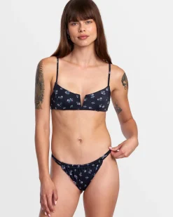 Women RVCA Bikini Bottoms|Bikini Bottoms>CONTEMPO DOUBLE STRAP SKIMPY BIKINI BOTTOMS