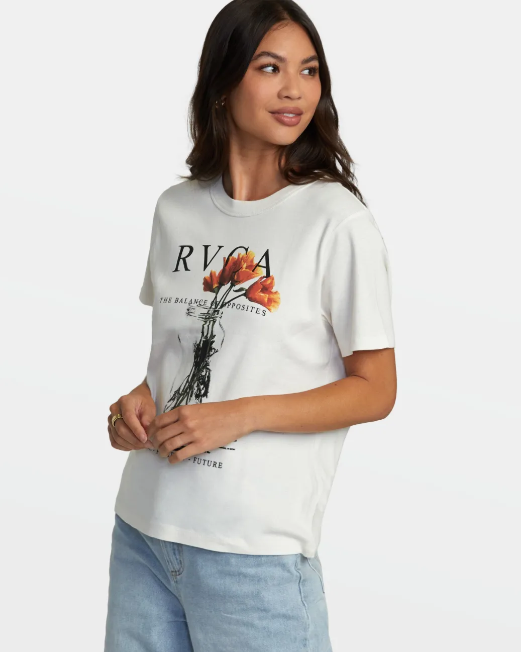 Women RVCA Tees / Tanks>DAILY TEE