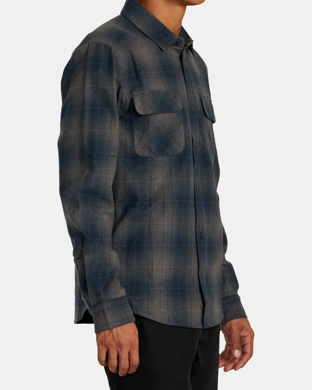 RVCA Shirts / Flannels>DAYSHIFT FLANNEL LONG SLEEVE TOP