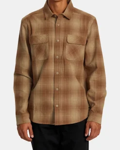 RVCA Shirts / Flannels>DAYSHIFT FLANNEL LONG SLEEVE TOP