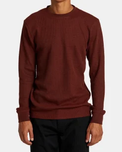 RVCA Tees / Tanks>DAYSHIFT LONG SLEEVE THERMAL SHIRT