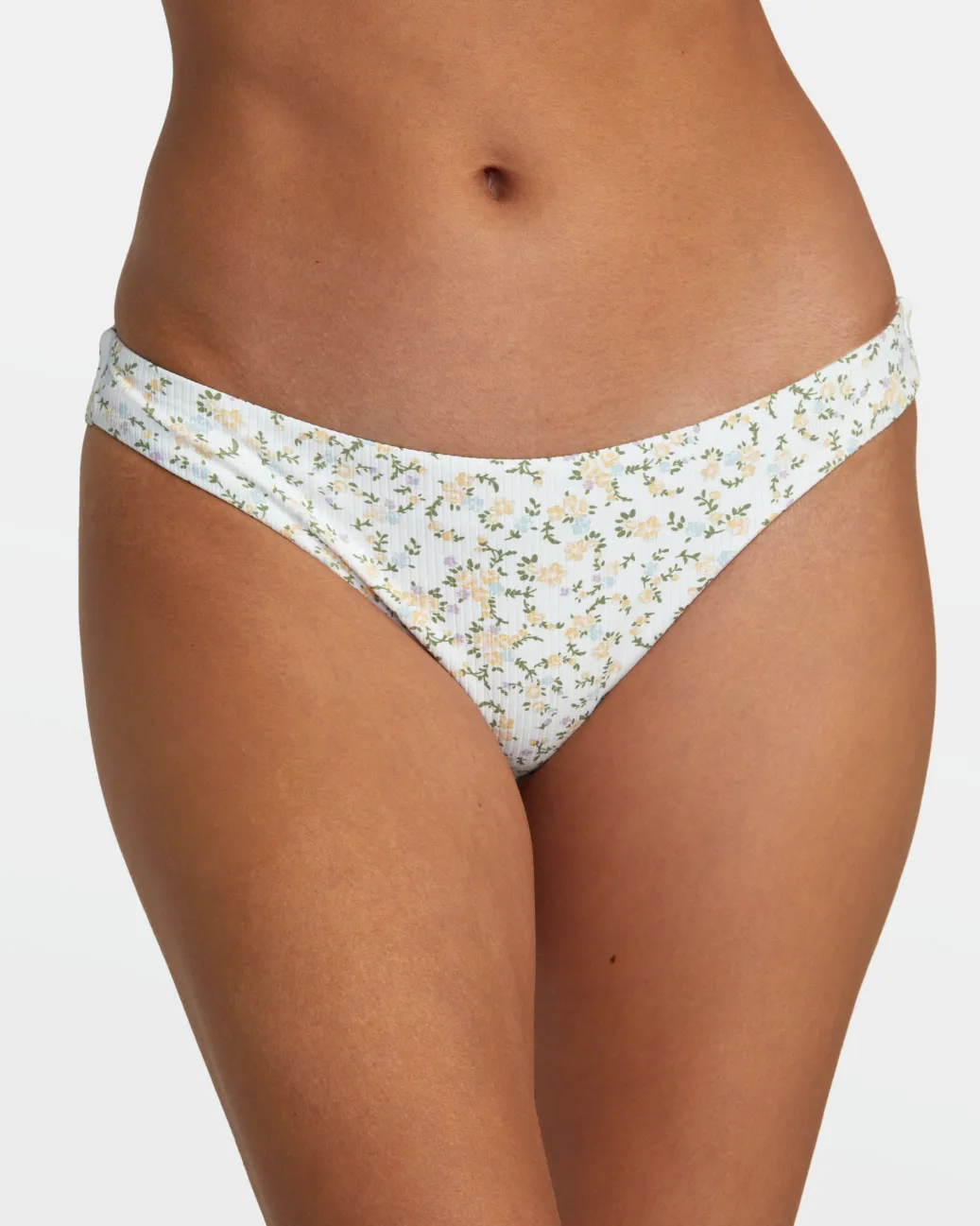 Women RVCA Bikini Bottoms|Bikini Bottoms>DITSY FLO MEDIUM COVERAGE BIKINI BOTTOMS