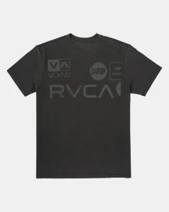 RVCA Tees / Tanks>DOT MATRIX SHORT SLEEVE TEE