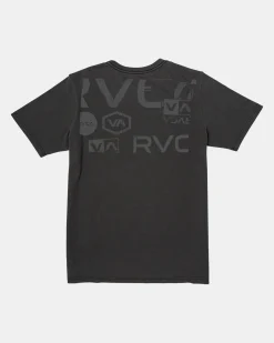 RVCA Tees / Tanks>DOT MATRIX SHORT SLEEVE TEE