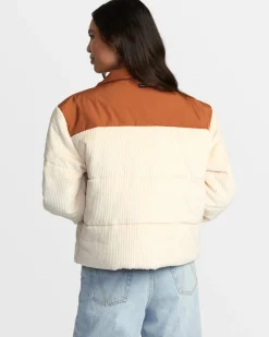 Women RVCA Jackets>EEZEH PEAASY PUFFER JACKET