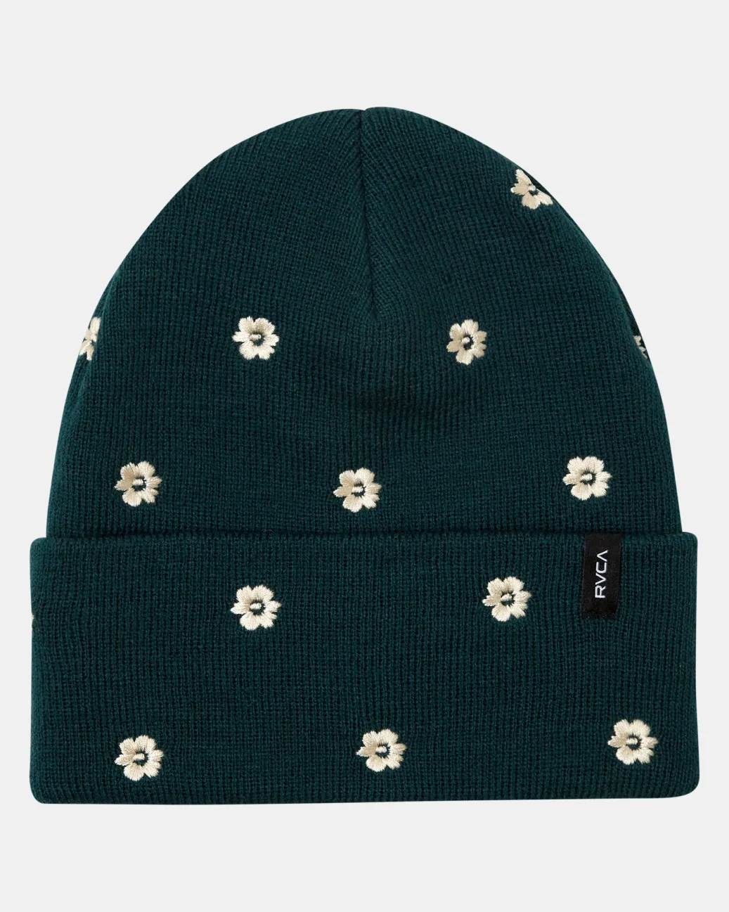 Women RVCA Hats>EMBROIDERED ESSENTIAL BEANIE