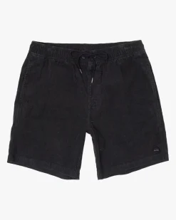 RVCA Shorts / Hybrids>ESCAPE 17" ELASTIC WAIST CORDUROY SHORTS
