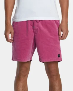 RVCA Shorts / Hybrids>ESCAPE 17" ELASTIC WAIST CORDUROY SHORTS