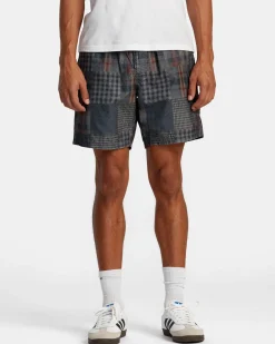 RVCA Shorts / Hybrids>ESCAPE 17" ELASTIC WAIST SHORTS
