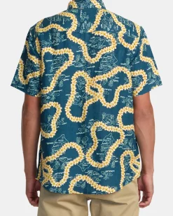 RVCA Shirts / Flannels>EXOTICA SHORT SLEEVE SHIRT