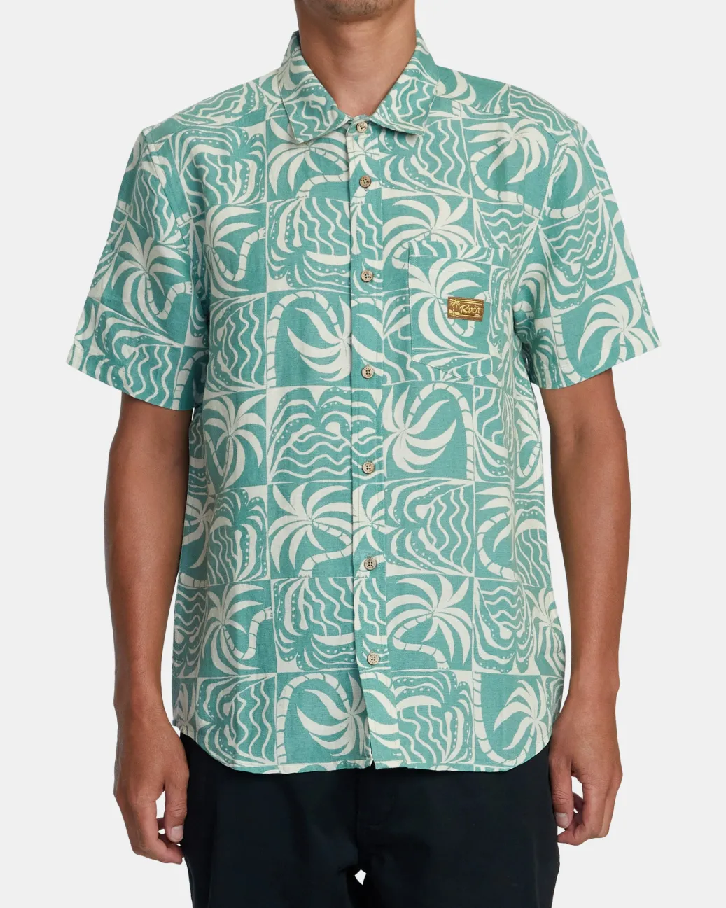 RVCA Shirts / Flannels>EXOTICA SHORT SLEEVE SHIRT