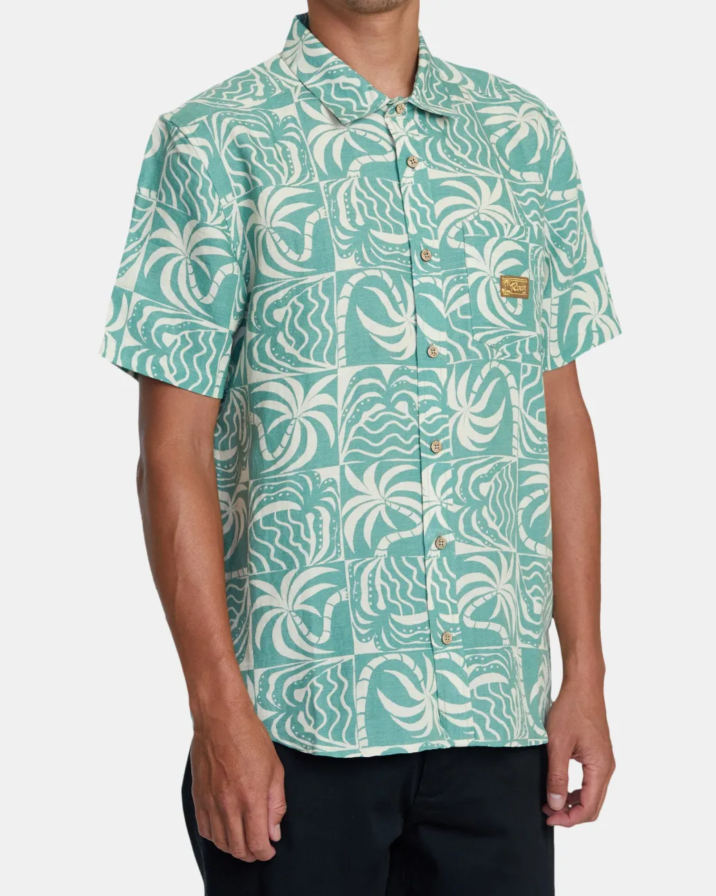 RVCA Shirts / Flannels>EXOTICA SHORT SLEEVE SHIRT