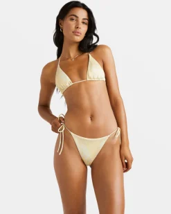 Women RVCA Bikini Bottoms|Bikini Bottoms>FLORAL COLLAGE MEDIUM TIE SIDE BIKINI BOTTOMS