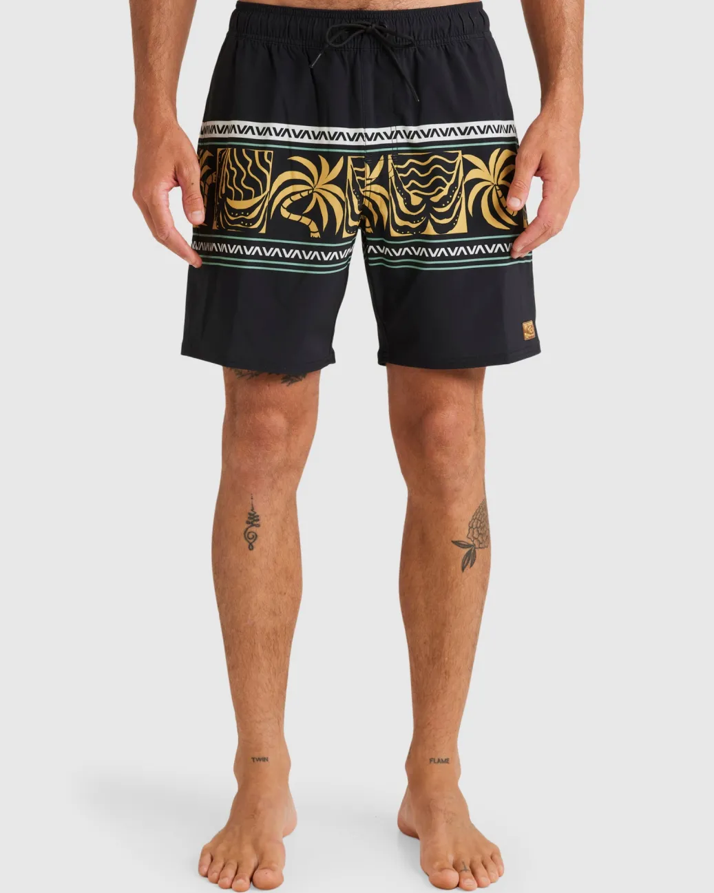 RVCA Boardshorts / Trunks|16"-17" Outseam>FRONDS DIVIDE ELASTIC
