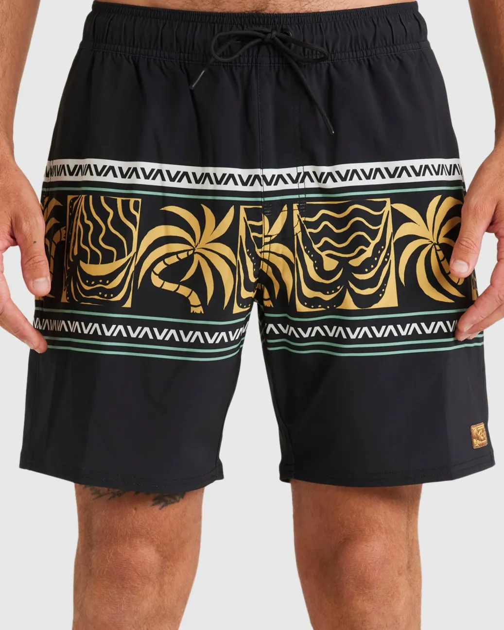 RVCA Boardshorts / Trunks|16"-17" Outseam>FRONDS DIVIDE ELASTIC